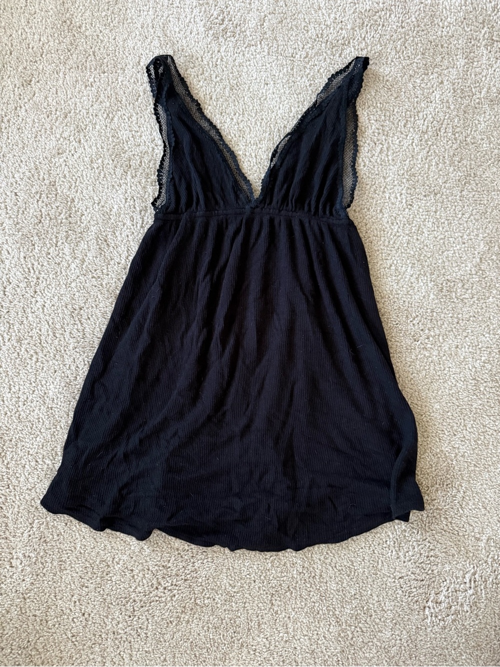 Only Hearts Black Slip Dress